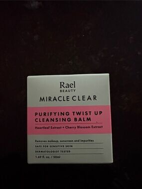 Rael Beauty Miracle Clear Purifying Twist Up Cleansing Balm - White & Pink